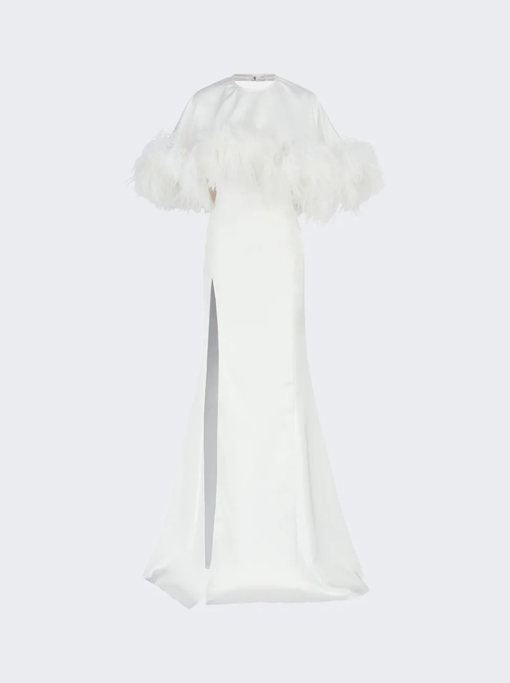 The Attico Airi Long Dress White