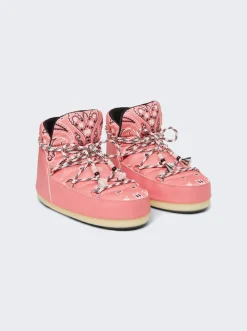 Alanui X Moon Boot Full Moon Bandana Boots Pink