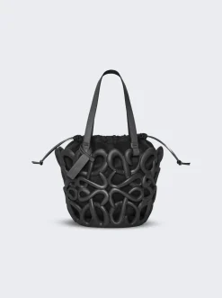 Loewe Anagram Inflated Basket Bag Black