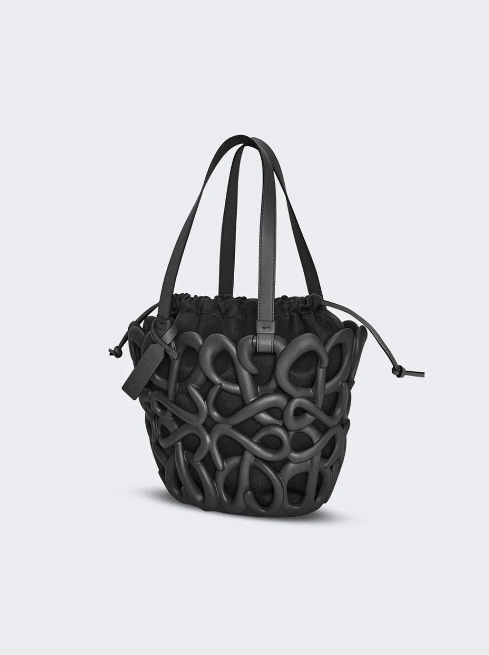 Loewe Anagram Inflated Basket Bag Black