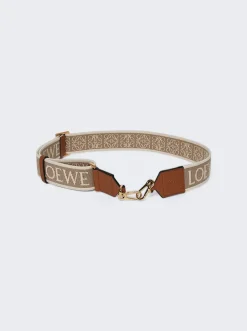 Loewe Anagram Strap Natural Tan