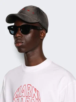 Marni Baseball Cap Black