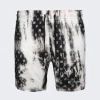 Amiri Bleached Ma Paisley Swim Shorts Black