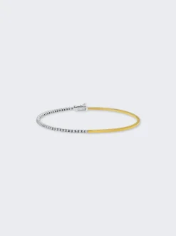Delfina Delettrez 1987 Bracelet 18K White And Yellow Gold