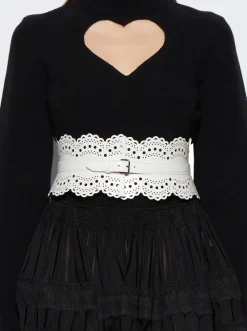 ALAu00cfA Bustier 120 Belt Optic White