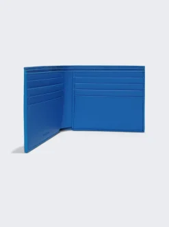 Balenciaga Car Square Fold Wallet Azure Blue