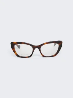 Gucci Cat-Eye Glasses Clear