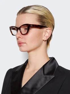Gucci Cat-Eye Glasses Clear