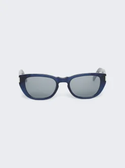 Saint Laurent Cat-Eye Sunglasses Blue