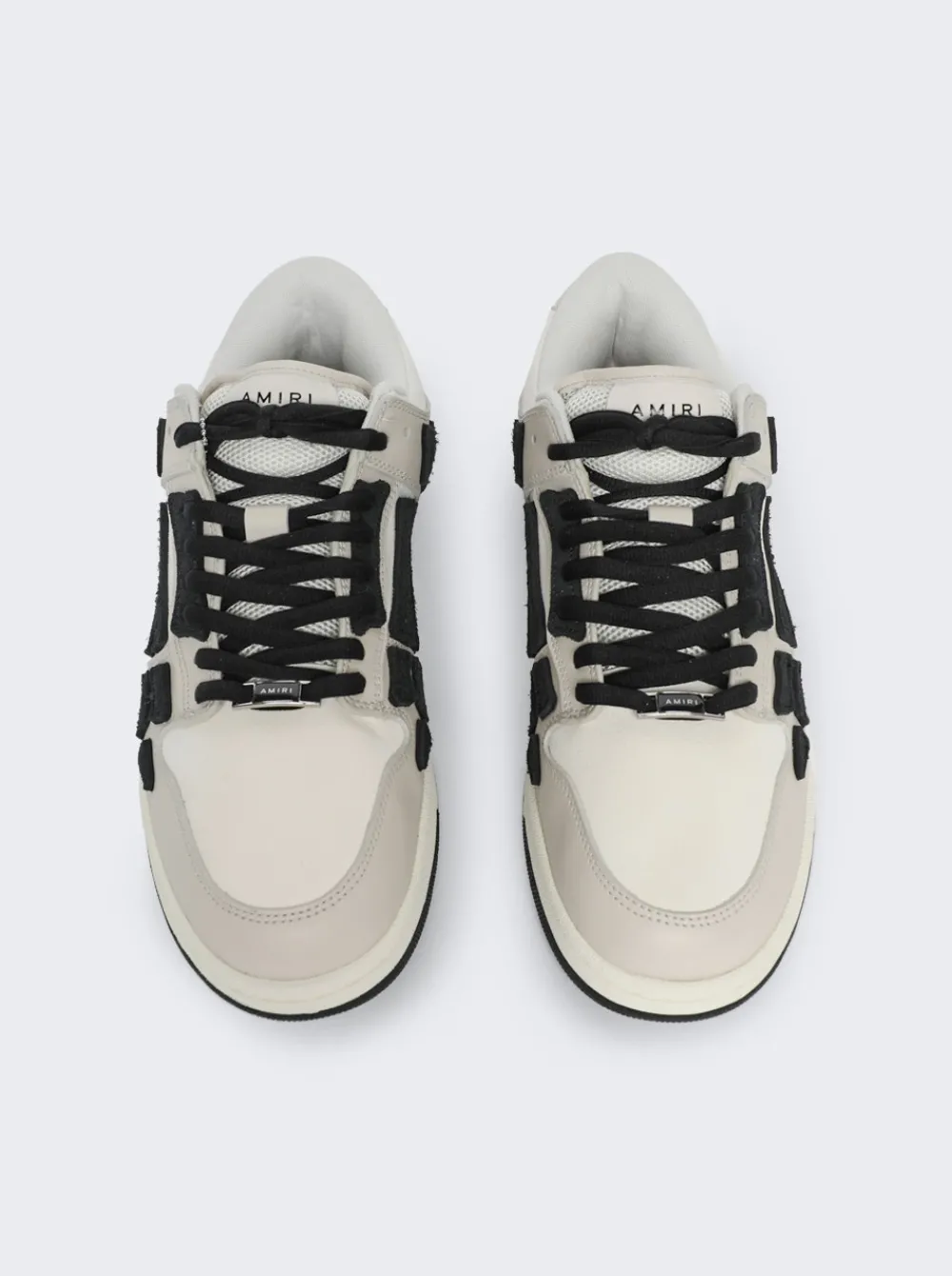 Amiri Chunky Skeleton Low Top Sneakers Beige