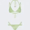 The Attico Classic Bikini Mint Green