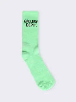 Gallery Dept Clean Socks Fluorescent Green