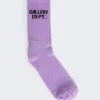Gallery Dept Clean Socks Fluorescent Purple