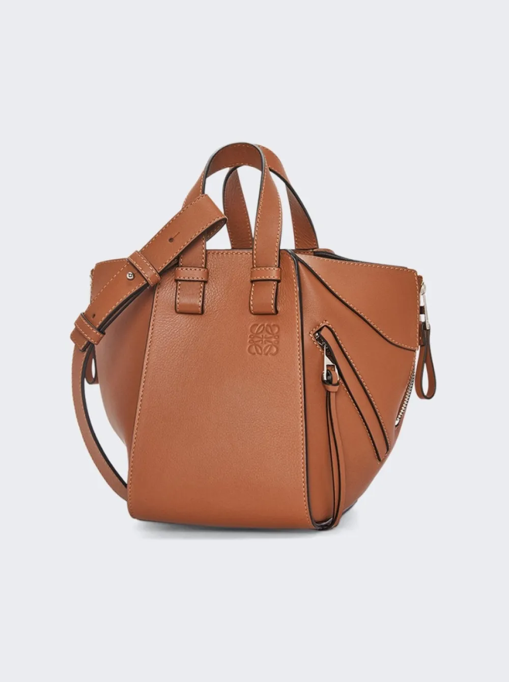 Loewe Compact Hammock Bag Tan