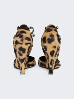 FERRAGAMO Contoured Wedge Pump Animal Print