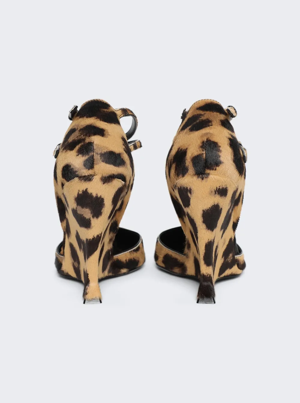 FERRAGAMO Contoured Wedge Pump Animal Print