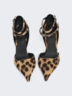 FERRAGAMO Contoured Wedge Pump Animal Print