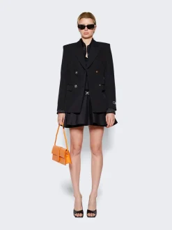 Versace Croc-Devore Silk Blend Shirt Black