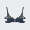 Givenchy Crossed Front Bra Military Blue