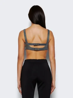Givenchy Crossed Front Bra Military Blue