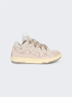 Lanvin Curb Sneakers Nude