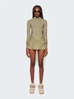 Lanvin Curb Sneakers Nude