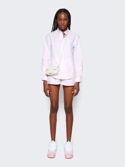 Lanvin Curb Sneakers Pink And White