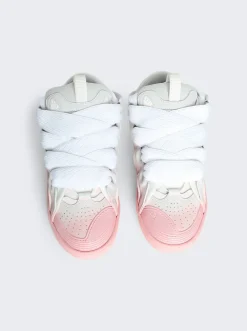 Lanvin Curb Sneakers Pink And White