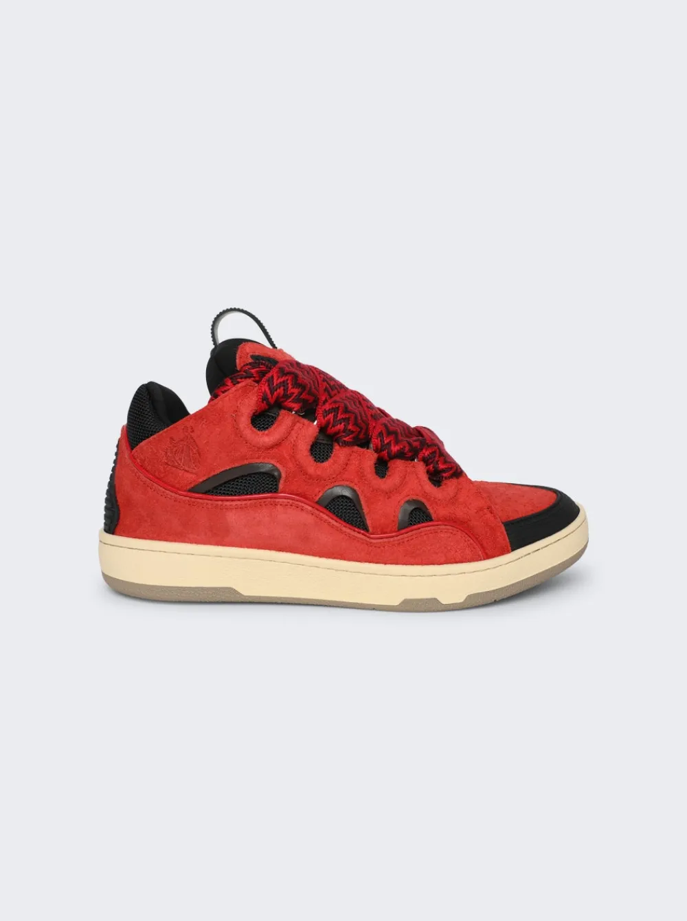 Lanvin Curb Sneakers Poppy Red