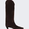 Khaite Dallas Knee High Boot Coffee