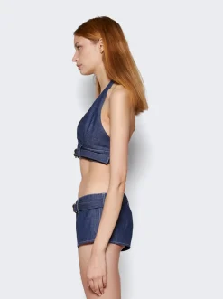 Miu Miu Denim Top Blue
