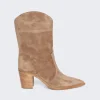 Gianvito Rossi Denver Booties Camel