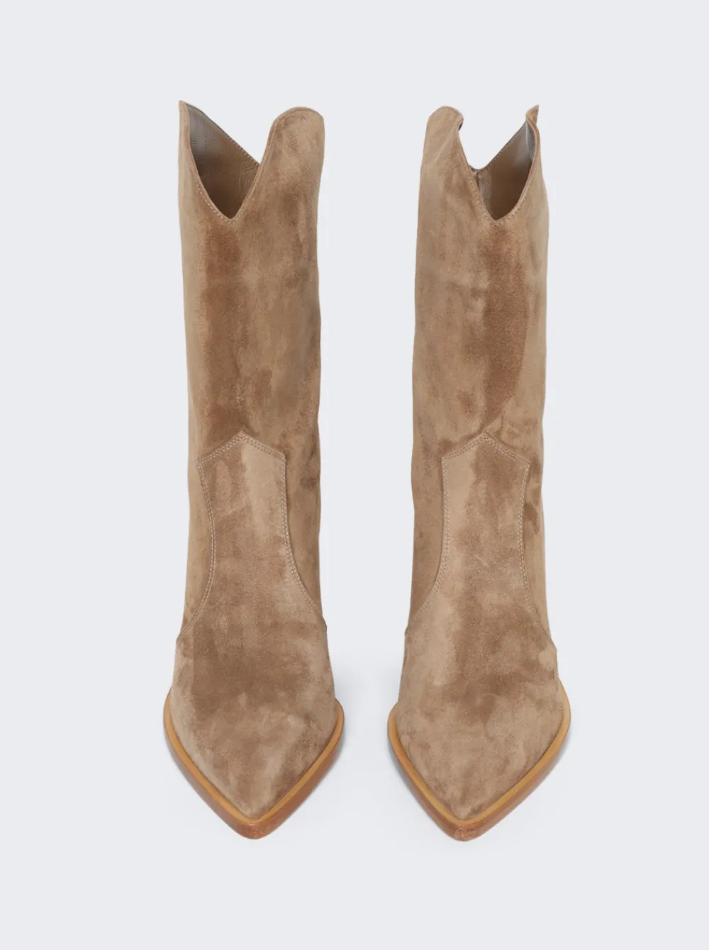 Gianvito Rossi Denver Booties Camel