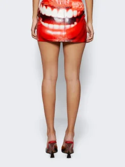 Diesel De-Pra Mini Skirt Red