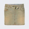 Diesel De-Ron Mini Skirt Green