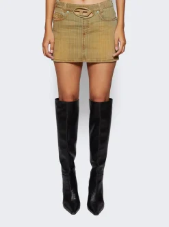 Diesel De-Ron Mini Skirt Green