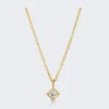 ISA GRUTMAN Diamond Necklace 14K Gold