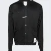 Maison MIHARA YASUHIRO Distressed Wool Cardigan Black