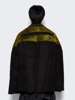 Rick Owens Down Flight Jacket Acid Melange And Black