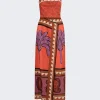 Johanna Ortiz East Africa Heart Dress Red And Purple