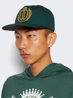 BALLY Emblem Baseball Hat Kelly Green