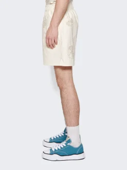 Paris Laundry Embroidered Summer Short Sable