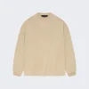 FEAR OF GOD ESSENTIALS Essentials Long Sleeve Tee Gold Heather