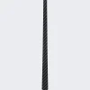 Saint Laurent Fine Striped Narrow Tie Black