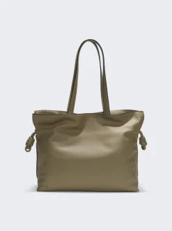 Loewe Flamenco Clutch Large Bag Clay Green