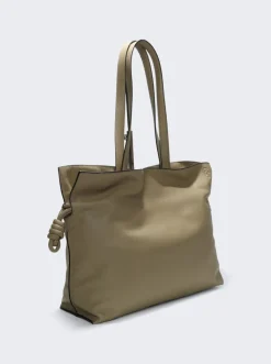 Loewe Flamenco Clutch Large Bag Clay Green