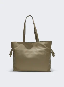 Loewe Flamenco Clutch Large Bag Clay Green