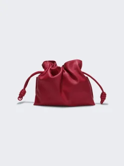 Loewe Flamenco Clutch Monochrome Bag Ruby Red