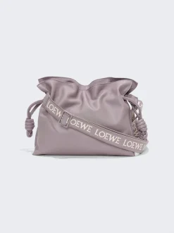 Loewe Flamenco Clutch Monochrome Bag Pale Aubergine