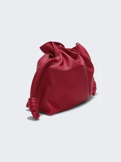 Loewe Flamenco Clutch Monochrome Bag Ruby Red